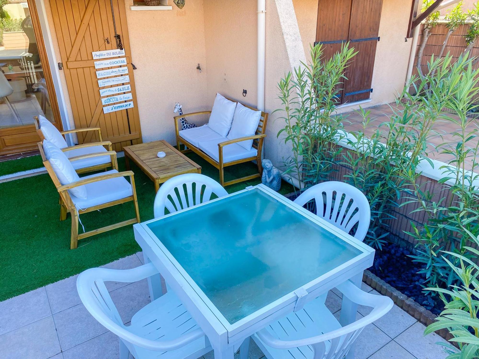 Maison "Douceurs D'Ete " Maison De Vacances Bord De Mer A Vias Plage - 600M De La Plage Et Du Canal Du Midi - Piscine Residentielle, Wifi Fibre, Activites Et Loisirs Zewnętrze zdjęcie