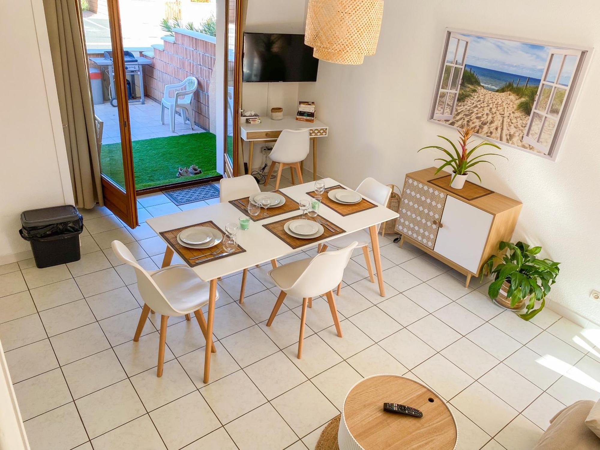 Maison "Douceurs D'Ete " Maison De Vacances Bord De Mer A Vias Plage - 600M De La Plage Et Du Canal Du Midi - Piscine Residentielle, Wifi Fibre, Activites Et Loisirs Zewnętrze zdjęcie