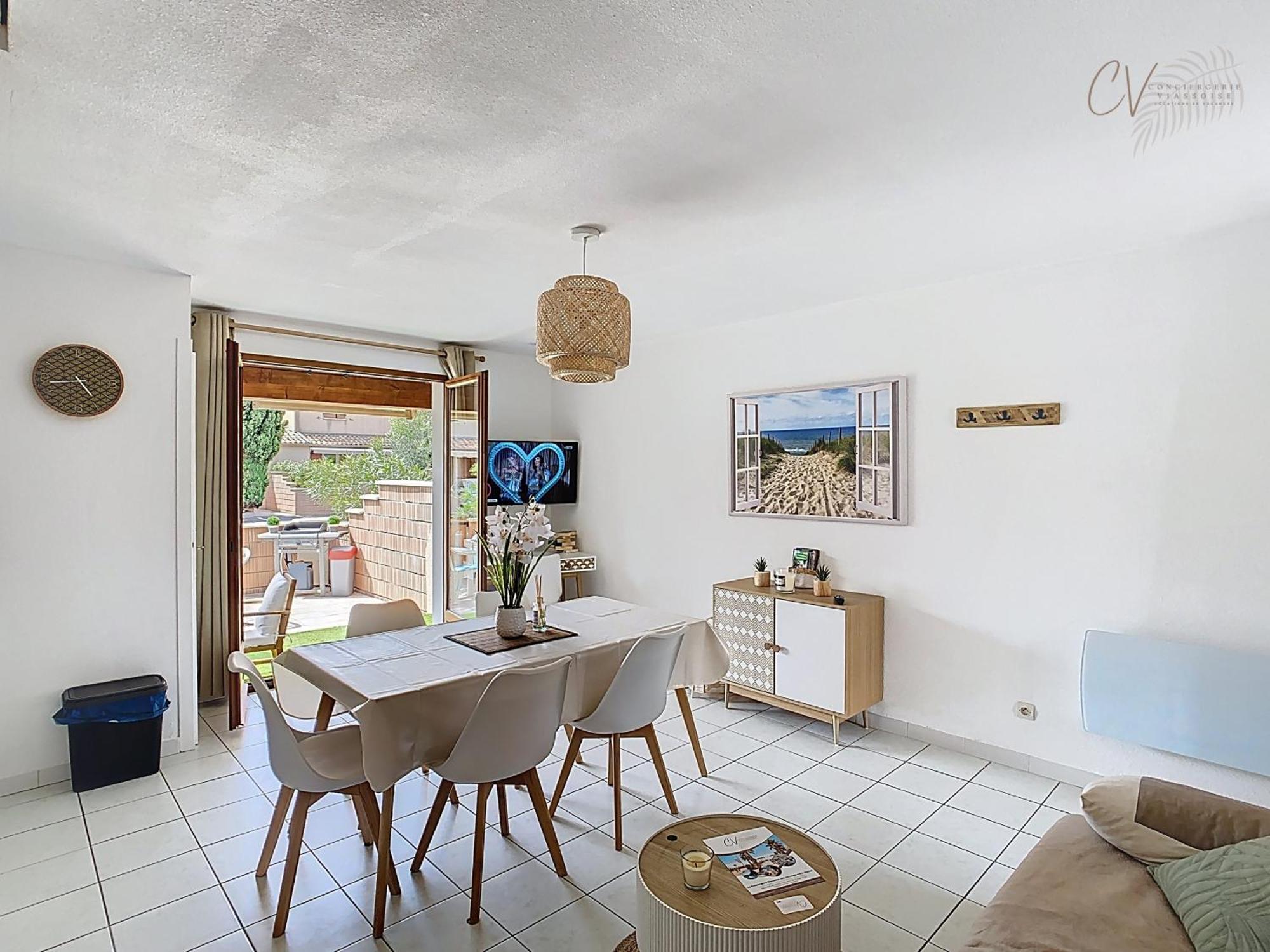 Maison "Douceurs D'Ete " Maison De Vacances Bord De Mer A Vias Plage - 600M De La Plage Et Du Canal Du Midi - Piscine Residentielle, Wifi Fibre, Activites Et Loisirs Zewnętrze zdjęcie